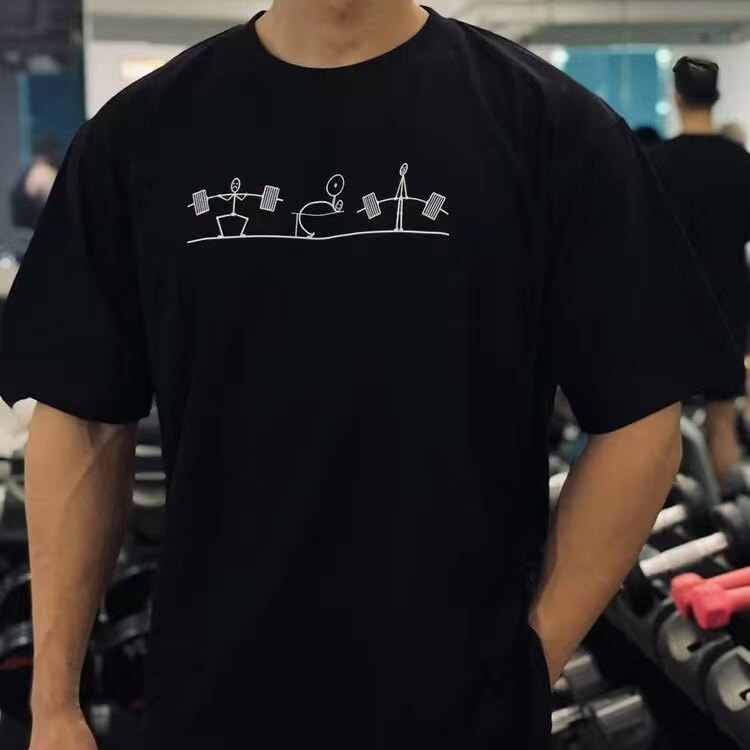 Crossfit Mayhem - Men's Gym Workout Stick Figure Graphic