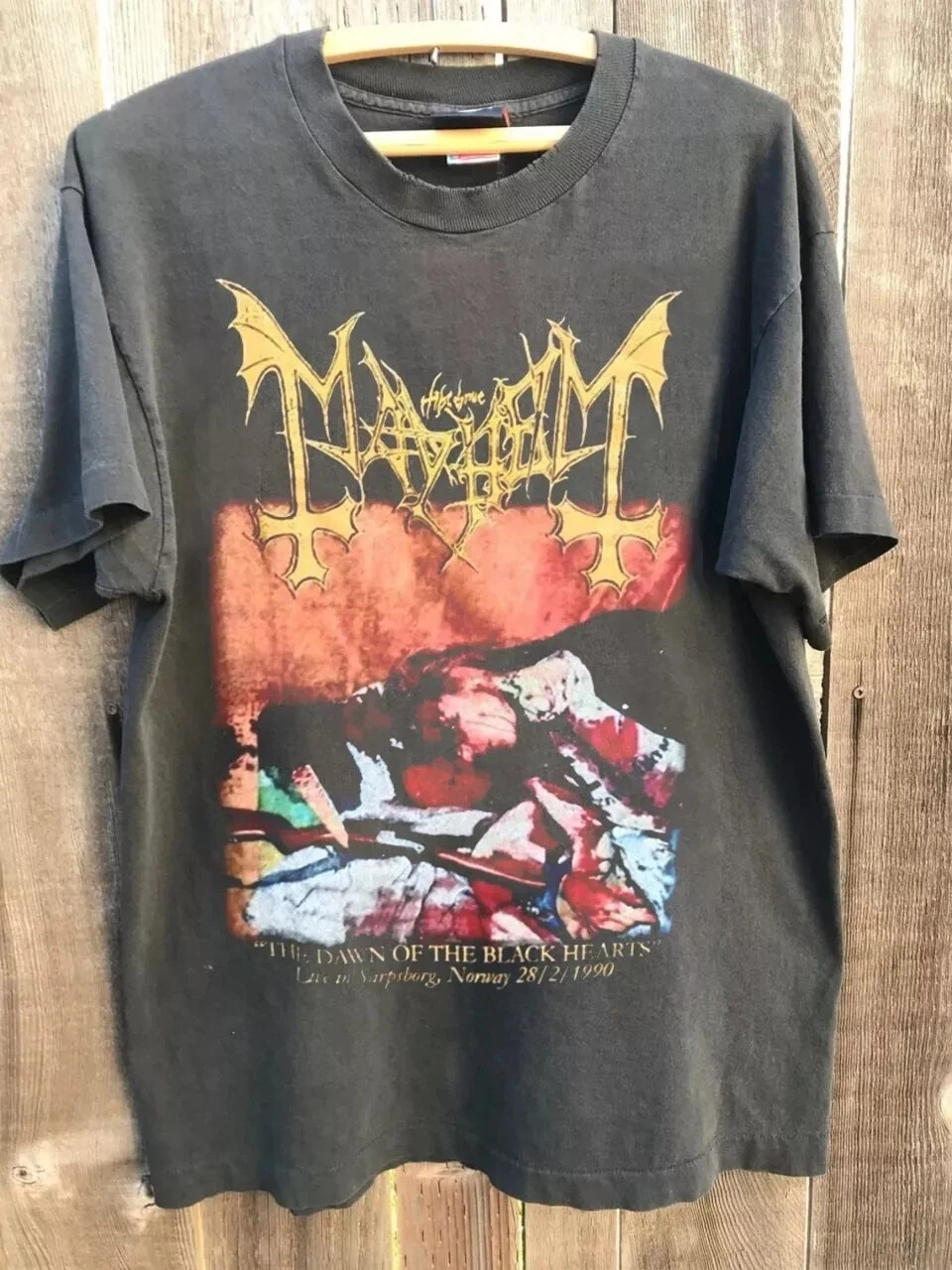 Crossfit Mayhem - Summer Women's Vintage Mayhem Band T-shirt