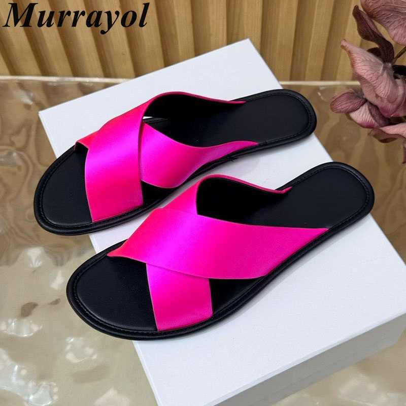 Crossfit Outdoor - Slippers Flat Bottom Slippers Silk Satin