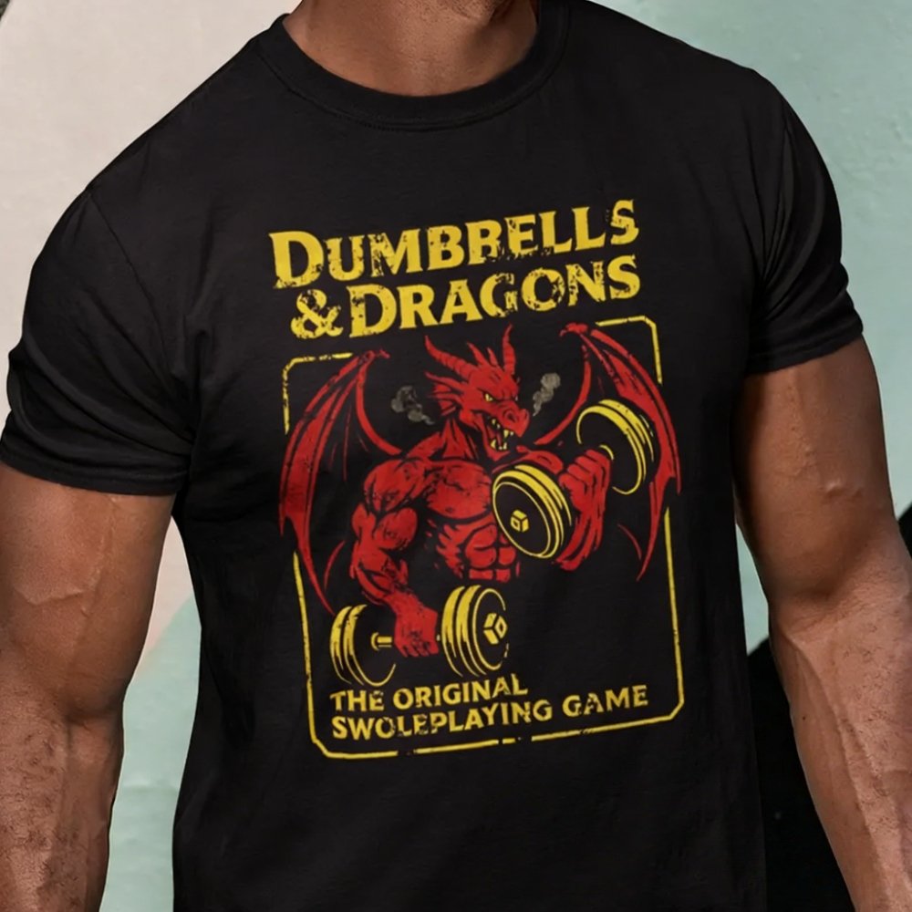 Crossfit Mayhem - Funny Gym Dnd T Shirt Dungeons