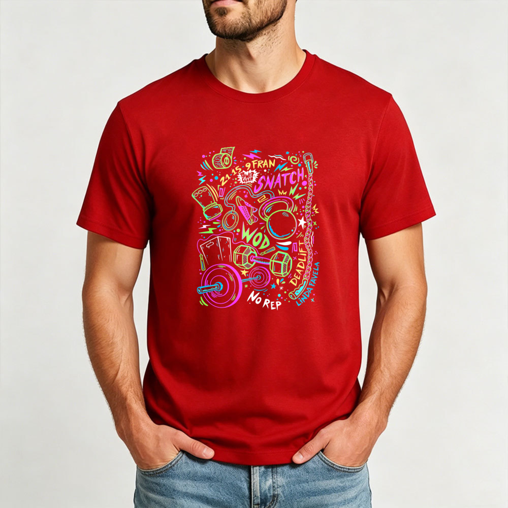 Colorful Doodle Crossfit Equip - đánh giá và giá Crossfit No Equipment