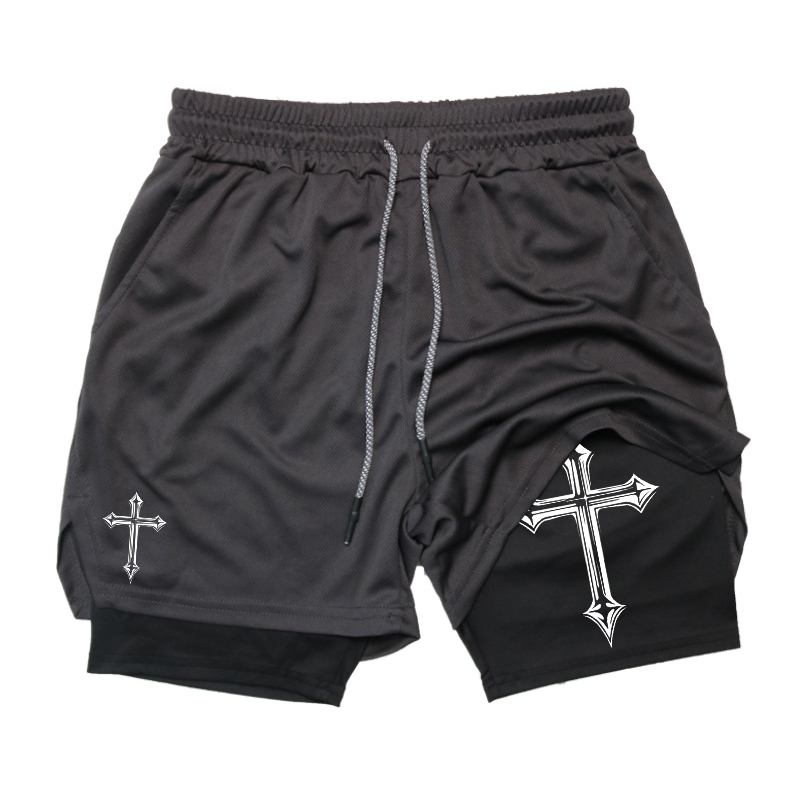 Cross Print 2-in-1 Workout Run - đánh giá và giá Crossfit Gym Gear