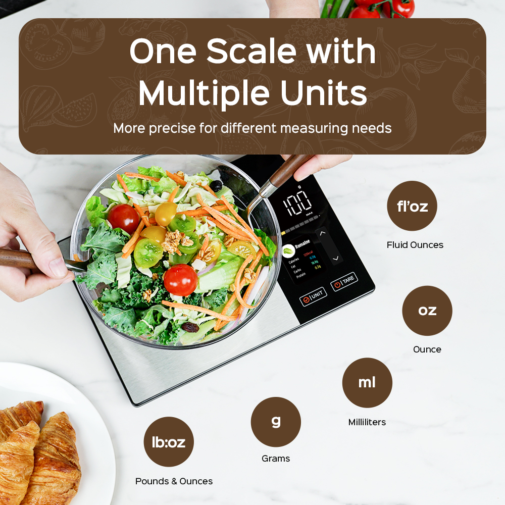 Smart Kitchen Scale Connects t - đánh giá và giá Crossfit Training