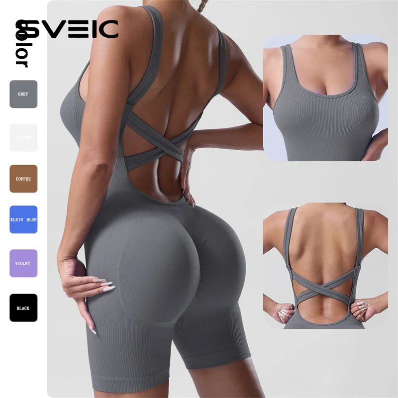 SVEIC Seamless Yoga Jumpsuit S - đánh giá và giá Crossfit Training