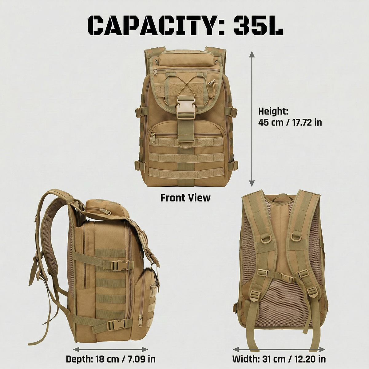 35L Gym Training Backpack for  - đánh giá và giá Crossfit Training