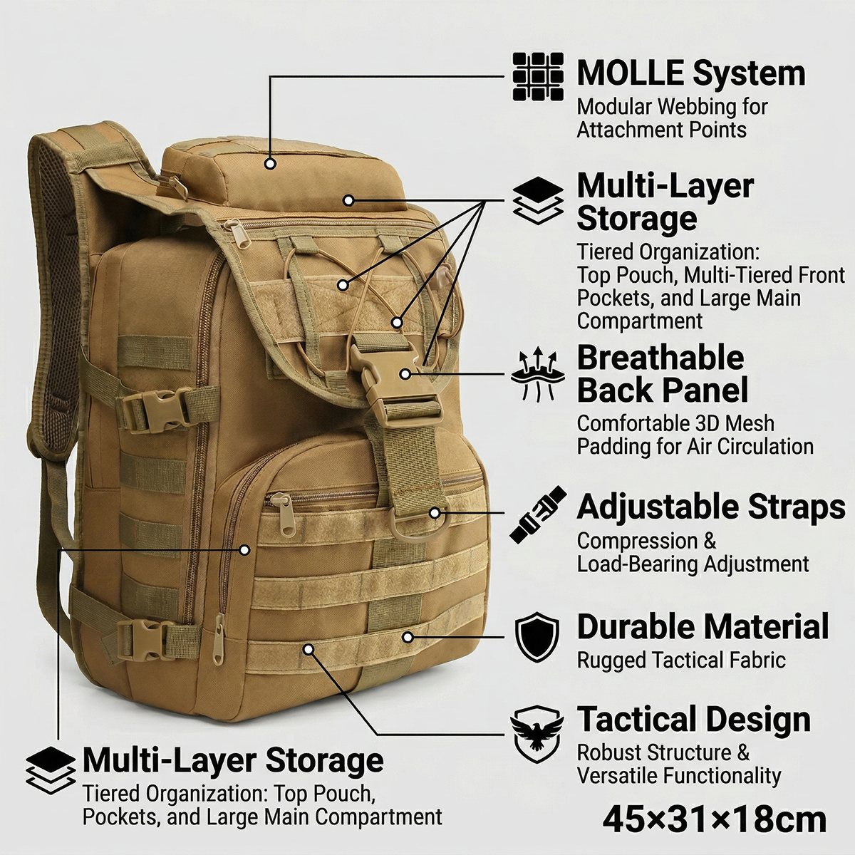 35L Gym Training Backpack for  - đánh giá và giá Crossfit Training
