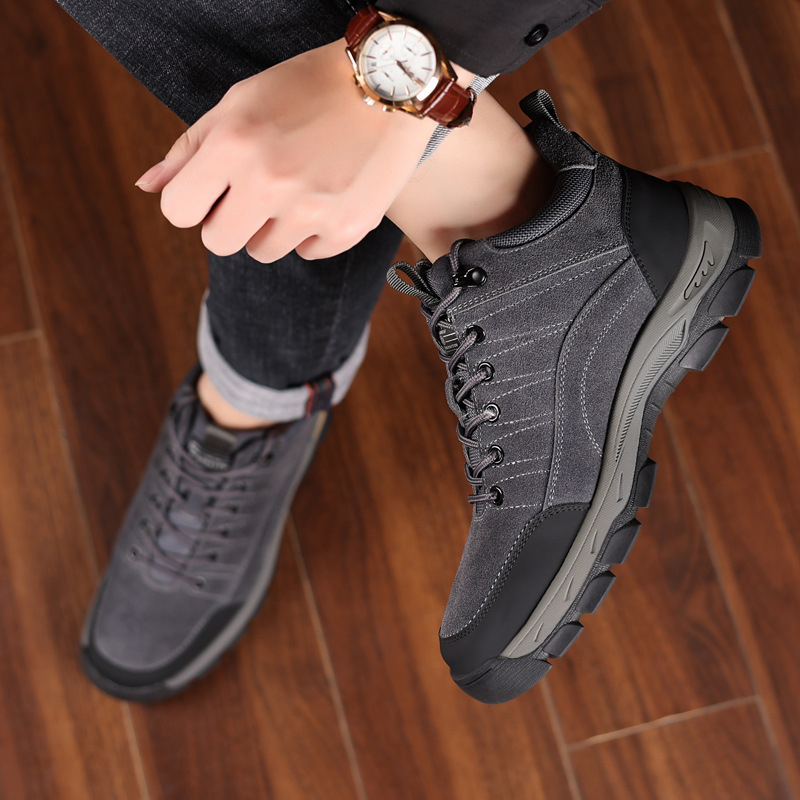 Men Winter Leather Shoes Warm  - đánh giá và giá Crossfit Outdoor