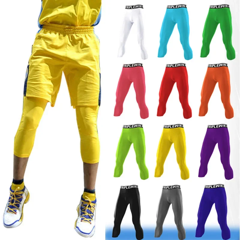 Men GYM Capri Running Tights P - đánh giá và giá Crossfit Training
